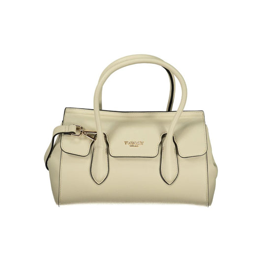 Twinset Beige Polyurethane Women Tote