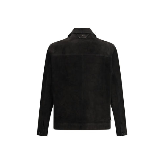 Salvatore Santoro Black Calf Leather Bos Taurus Clothing
