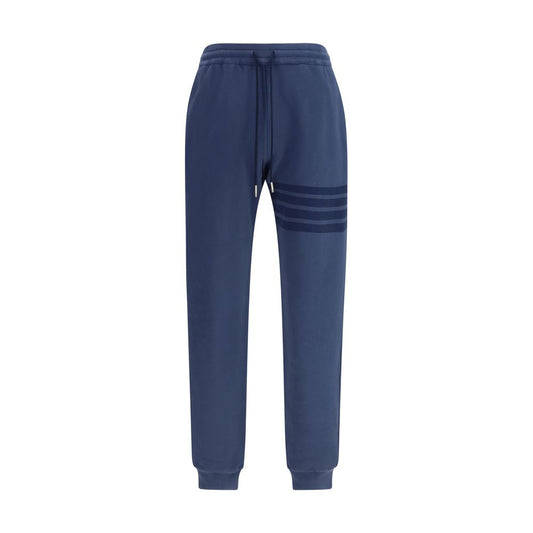 Thom Browne Blue Cotton Casual Pants