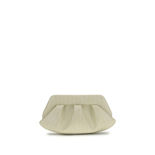 THEMOIRè White Polyethylene Clutch Bag