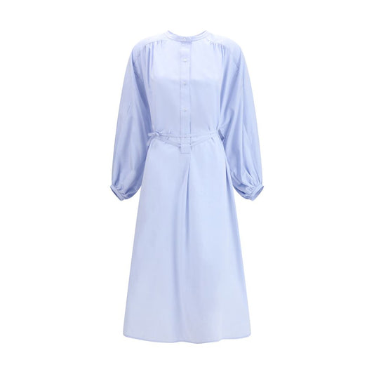 Loulou De Saison Blue Cotton Casual Dress