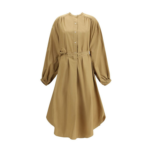 Loulou De Saison Beige Cotton Casual Dress
