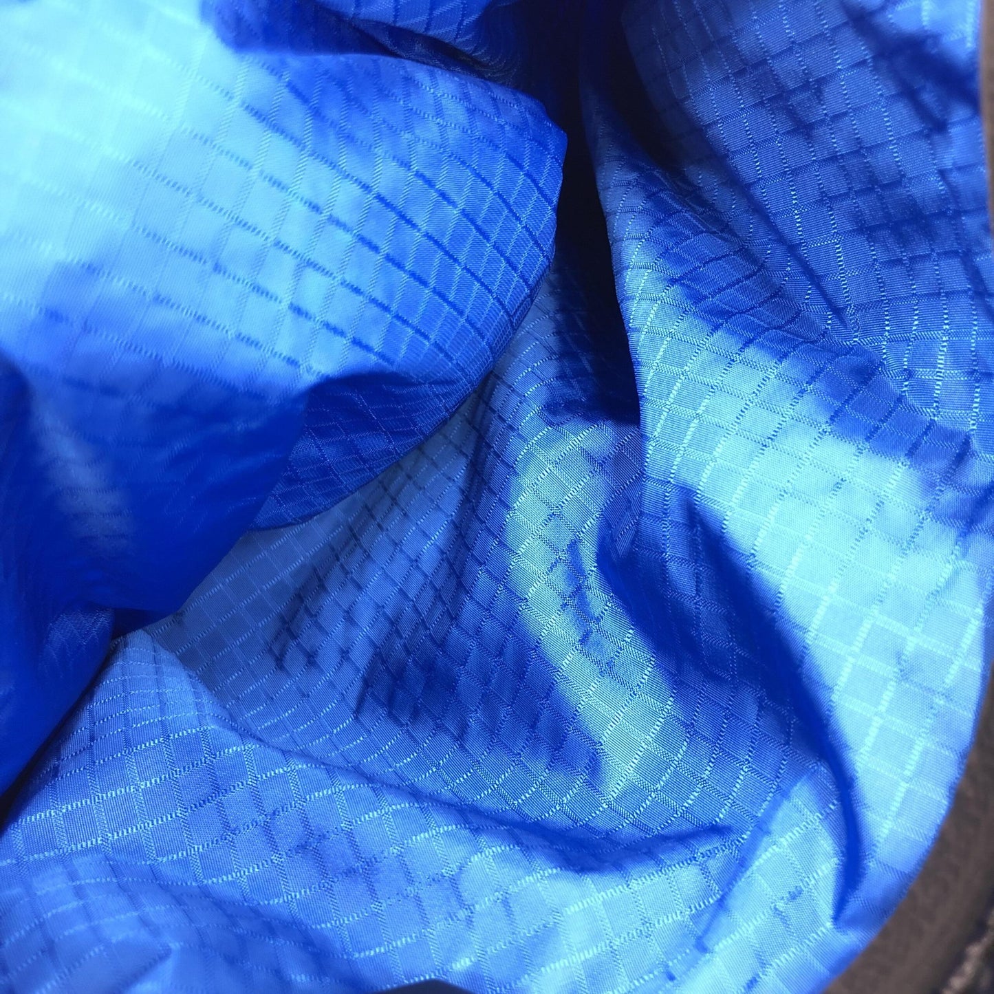 Bottega Veneta Black And Blue Nylon Convertible Tote