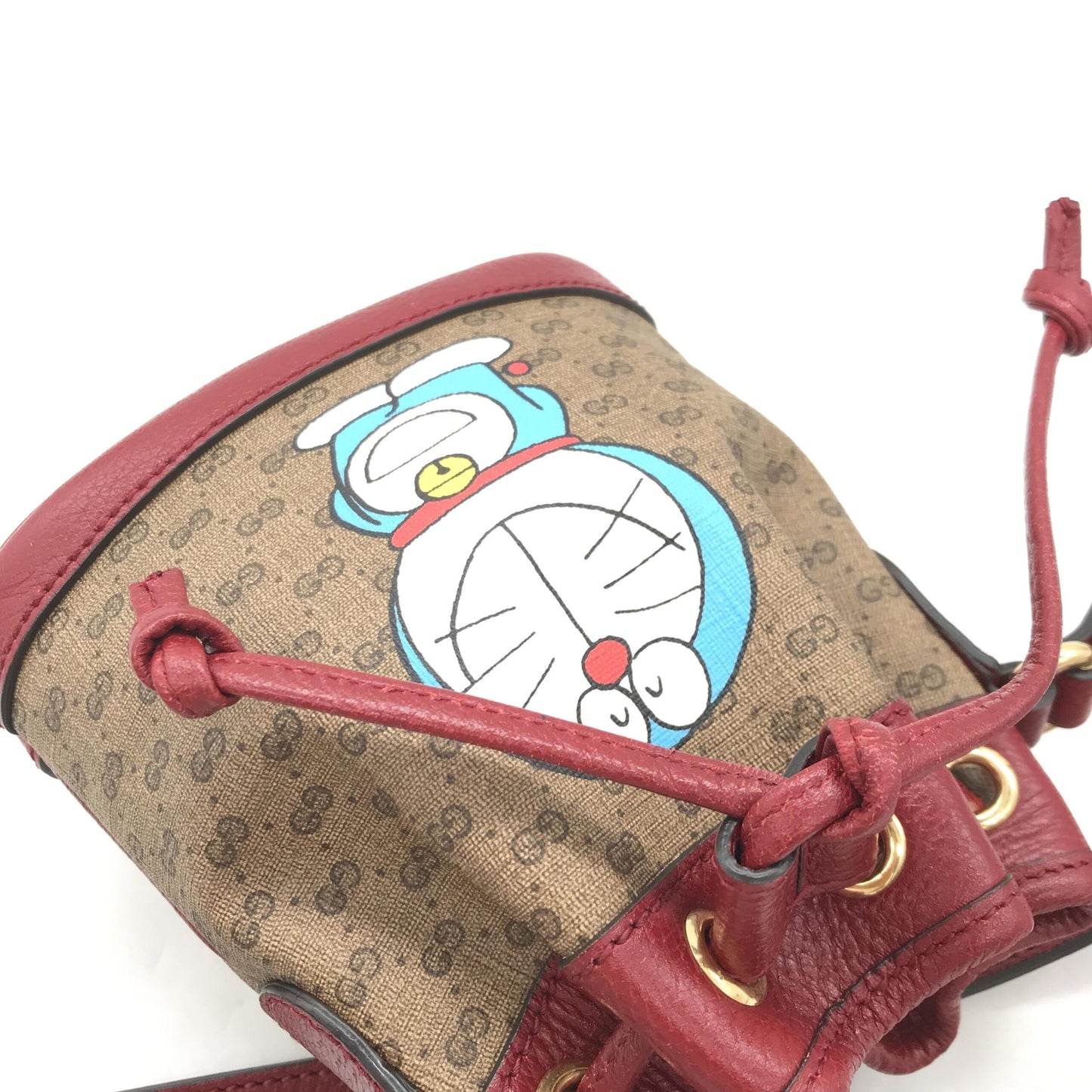 Doraemon X Gucci Coated Canvas Bucket Bag