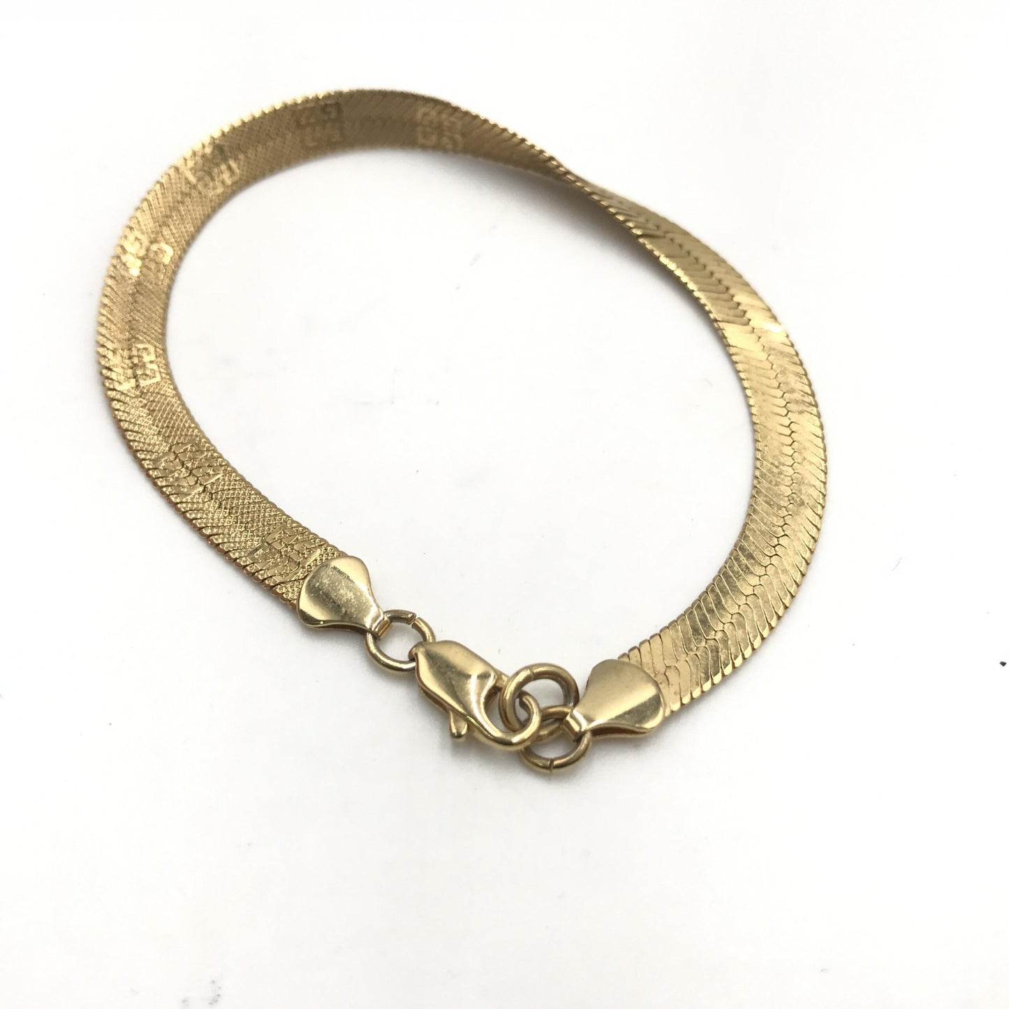 Givenchy Gold-Plated Herringbone Chain Bracelet