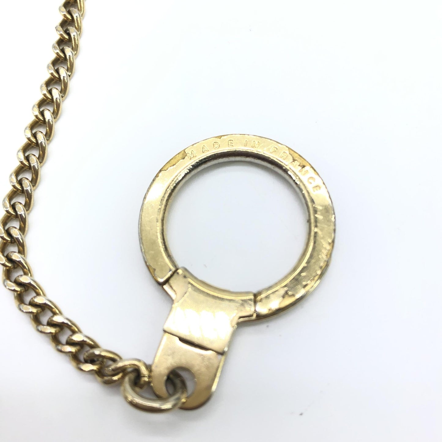 Louis Vuitton Gold Metal Bag Extender Keychain