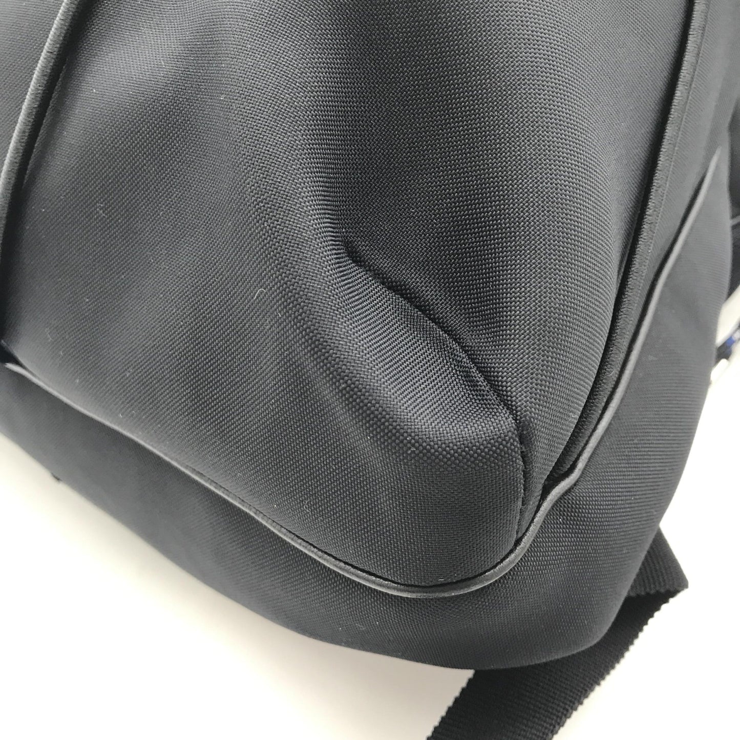 Christian Dior Newave Drawstring Nylon Backpack In Black