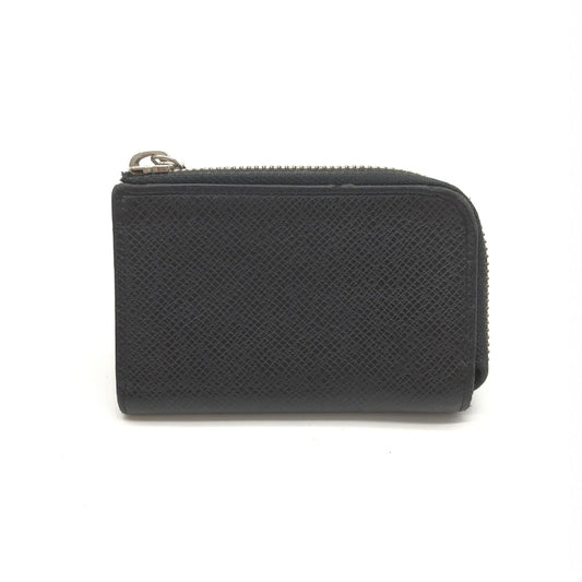 Louis Vuitton Taiga Zippy Coin Purse In Black