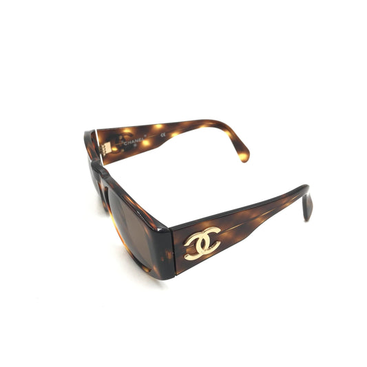 Chanel Vintage Classic Tortoise Sunglasses
