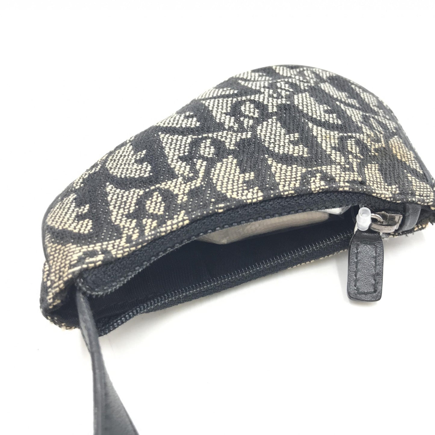 Christian Dior Trotter Canvas Saddle Coin Purse
