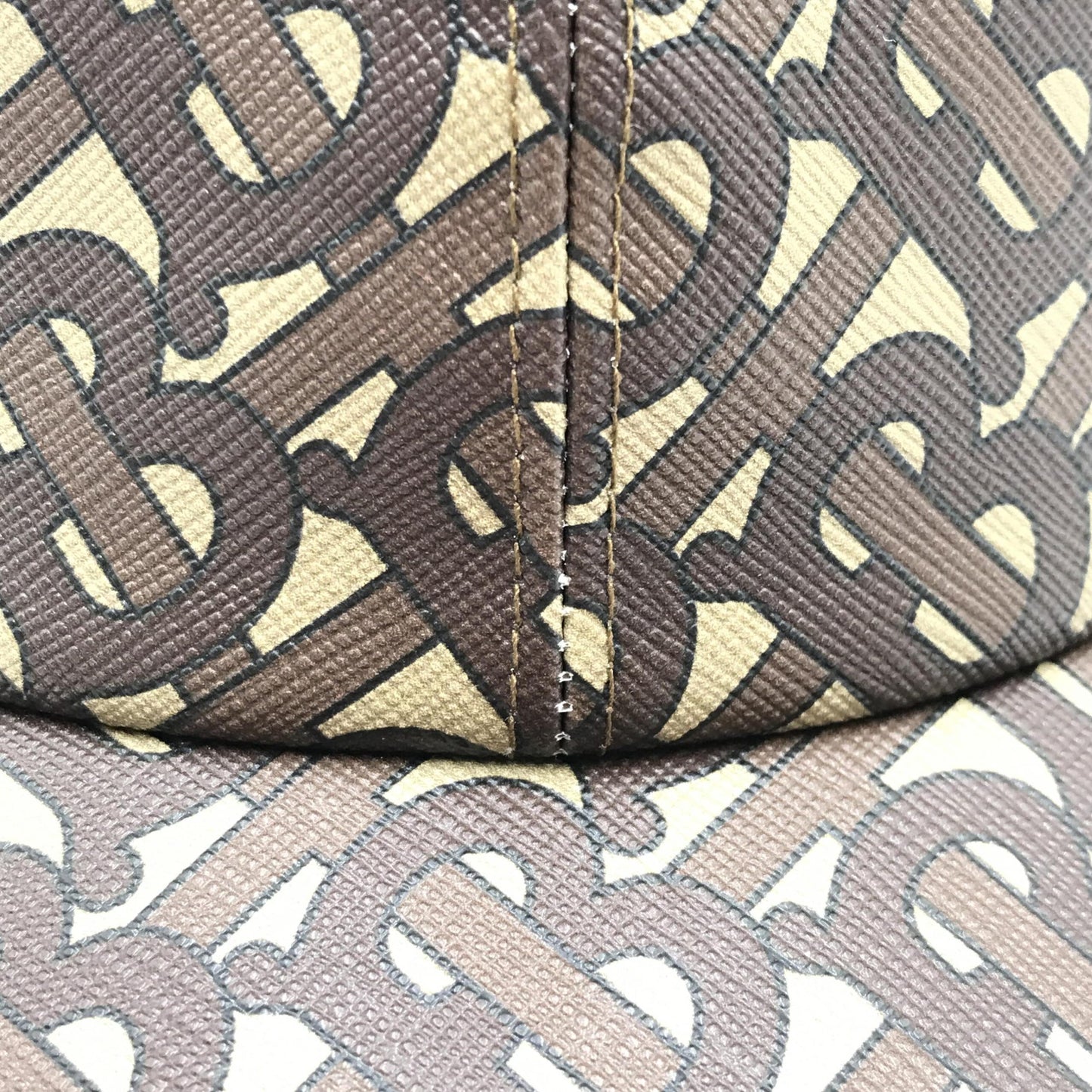 Burberry TB Monogram Baseball Cap In Brown