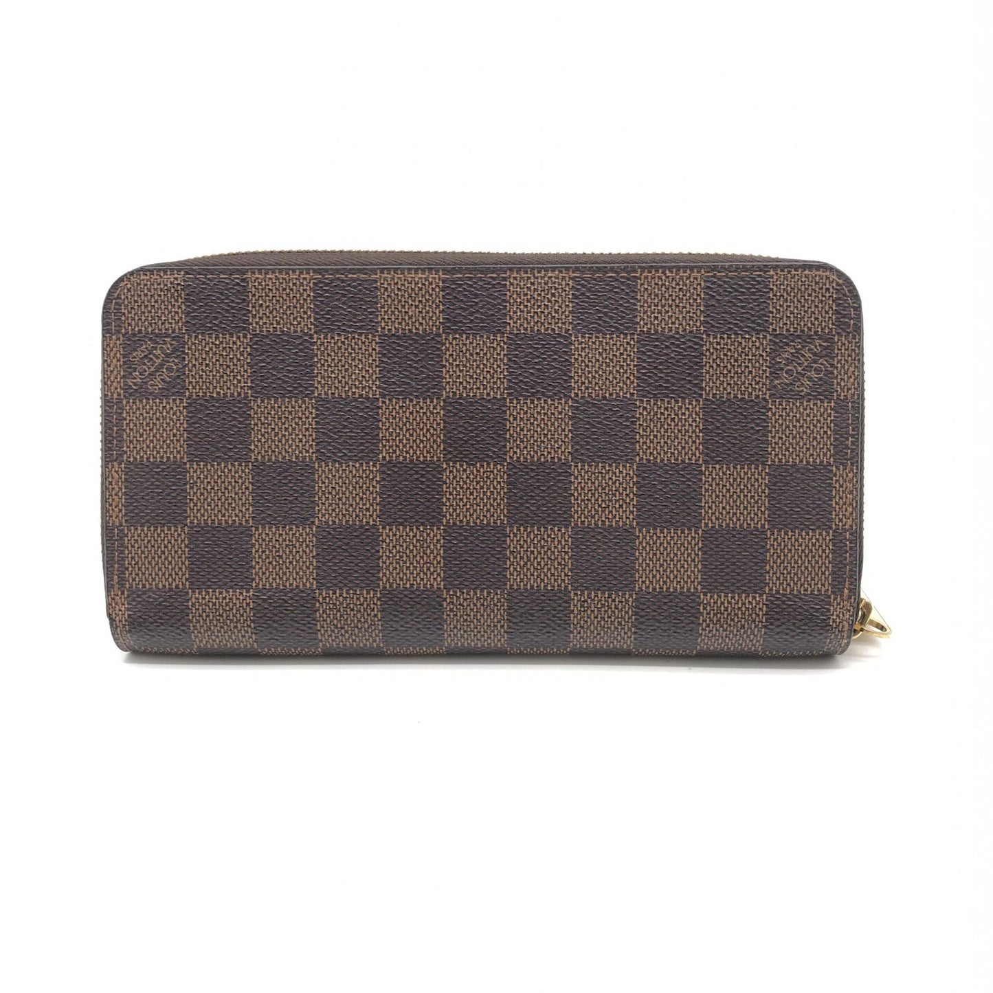 Louis Vuitton Zippy Wallet With Damier Ebene Pattern