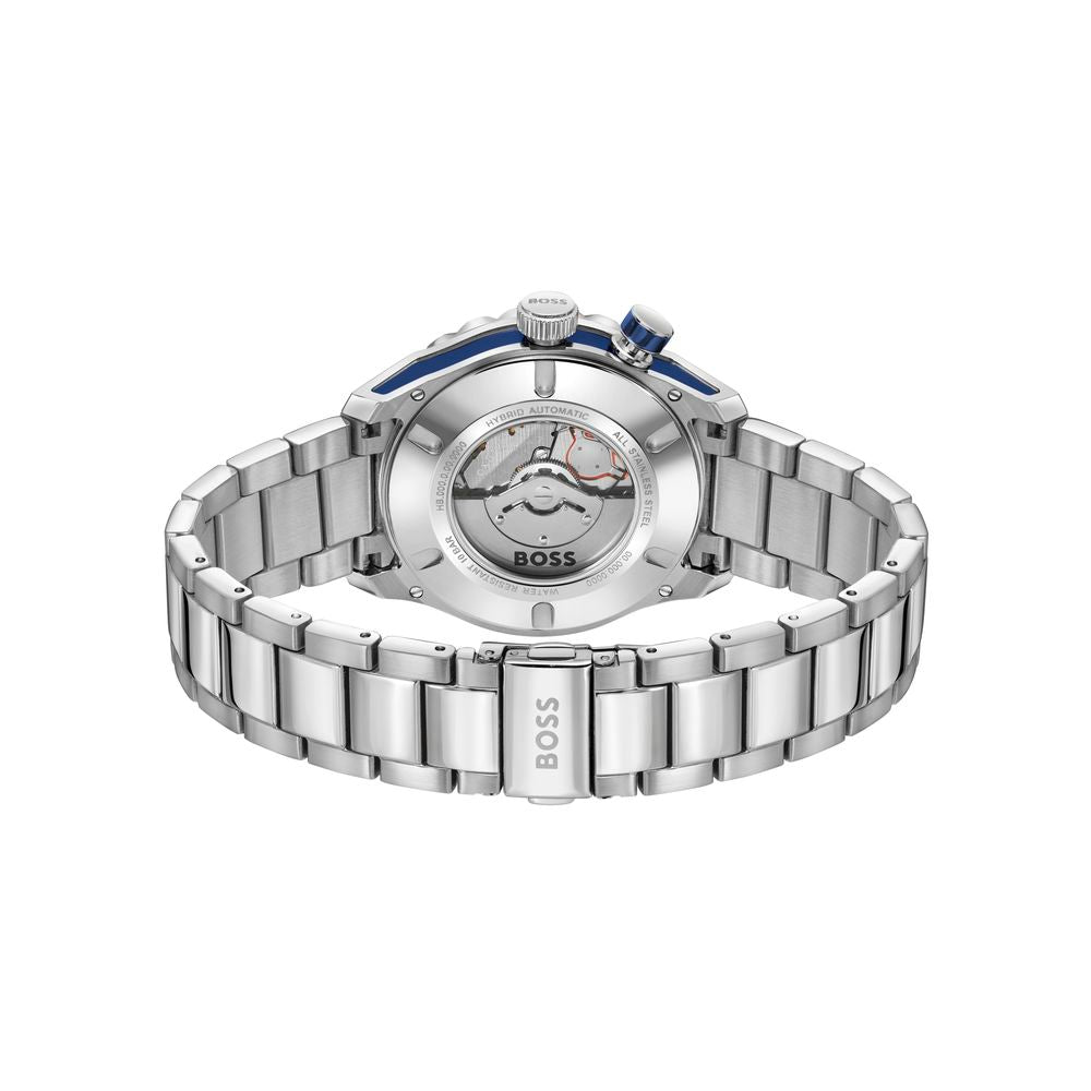 Hugo Boss Gray Stainless Steel Dress Watch