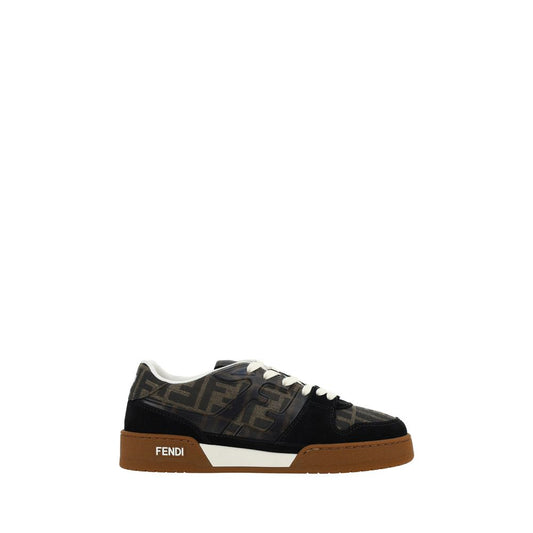 Fendi Brown Calf Leather Bos Taurus Sneakers