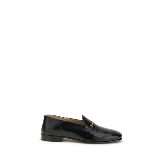 Valentino Garavani Black Hagfish Slip-On Loafers