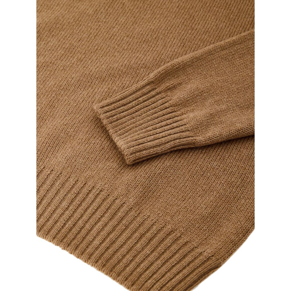 Gran Sasso Brown Wool Turtleneck