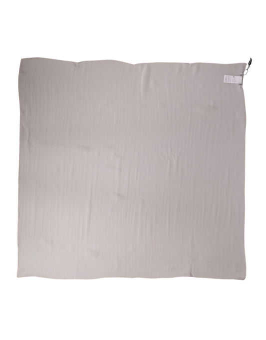 Dolce & Gabbana Light Pink Silk Neck Wrap Foulard 91.5cm x 88cm Scarf