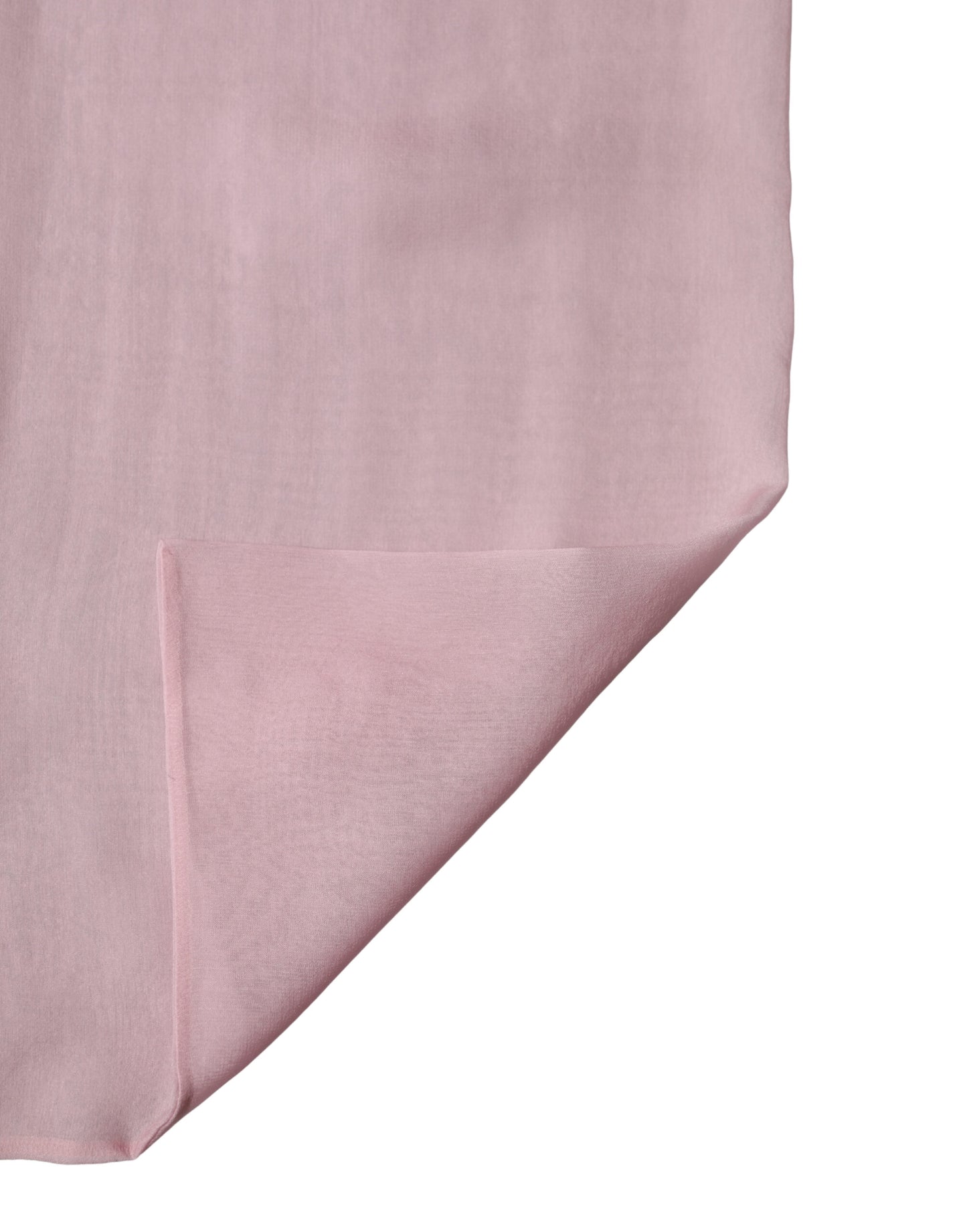 Dolce & Gabbana Pink Silk Sash Wrap Shawl Foulard 291cm x 19cm Scarf