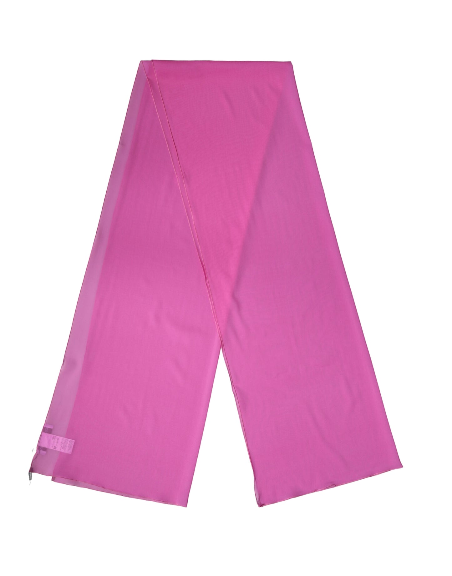Dolce & Gabbana Pink Silk Neck Wrap Shawl Women Stole 200cm x 64cm Scarf