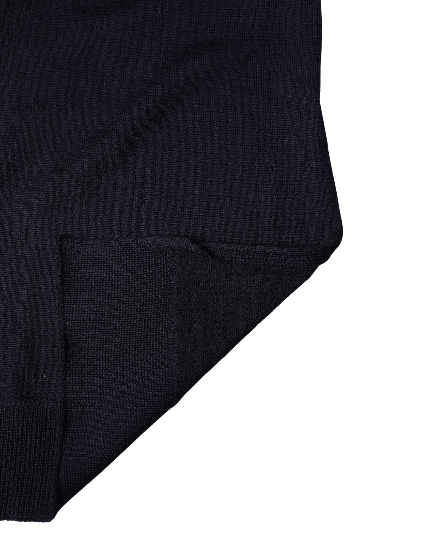 Dolce & Gabbana Black Wool Knitted Shawl Neck Wrap 200cm x 25cm  Scarf