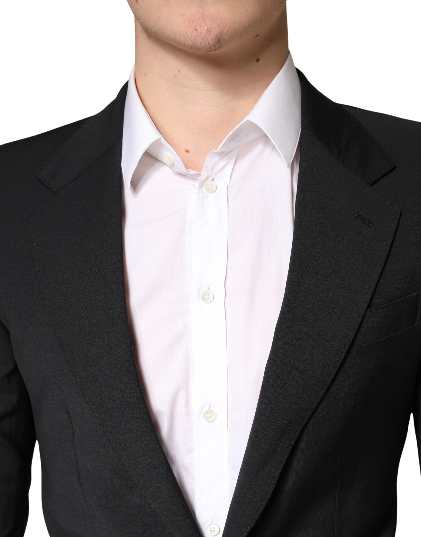 Dolce & Gabbana Black MARTINI Single Breasted Tuxedo Blazer