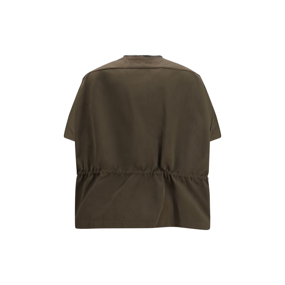 Rick Owens Brown Polyester Shell Jacket
