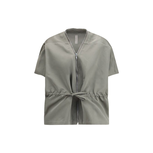 Rick Owens Bicolor Polyester Sleveless Jacket