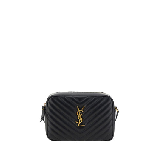 Saint Laurent Black Calf Leather Bos Taurus Shoulder Bag