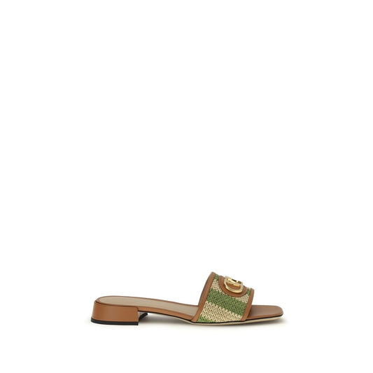 Valentino Garavani Multicolor Calf Leather Bos Taurus Sandals