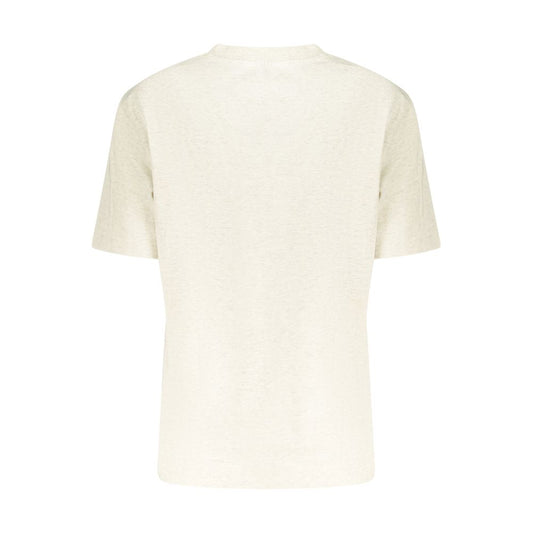 Calvin Klein Beige Cotton Women T-Shirt