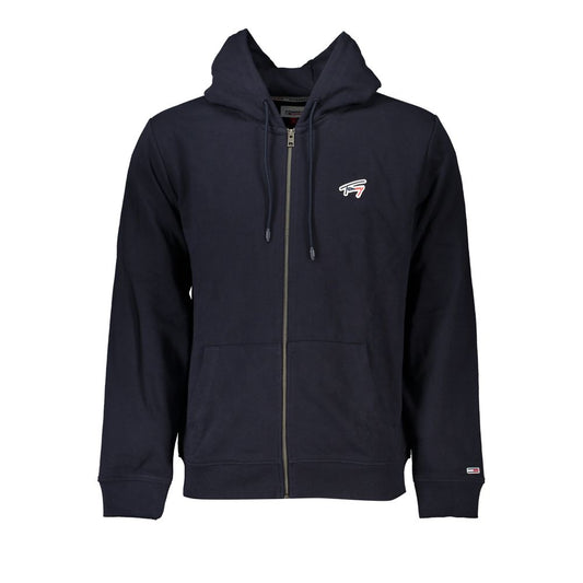 Tommy Hilfiger Blue Cotton Men's Hooded Sweatshirt