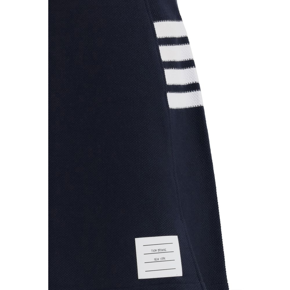 Thom Browne Blue Cotton Mini Skirt