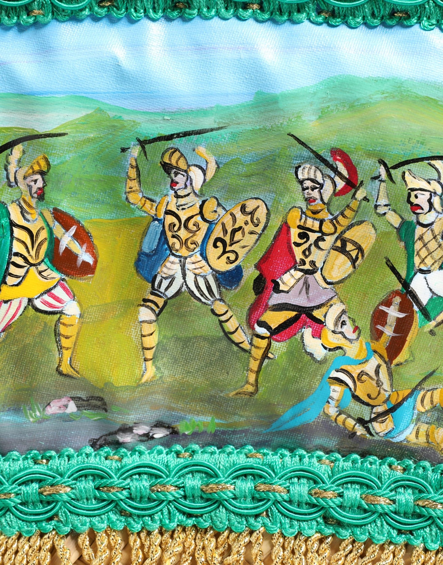 Dolce & Gabbana Multicolor Woven Straw Basket Embellished Sicily Bag