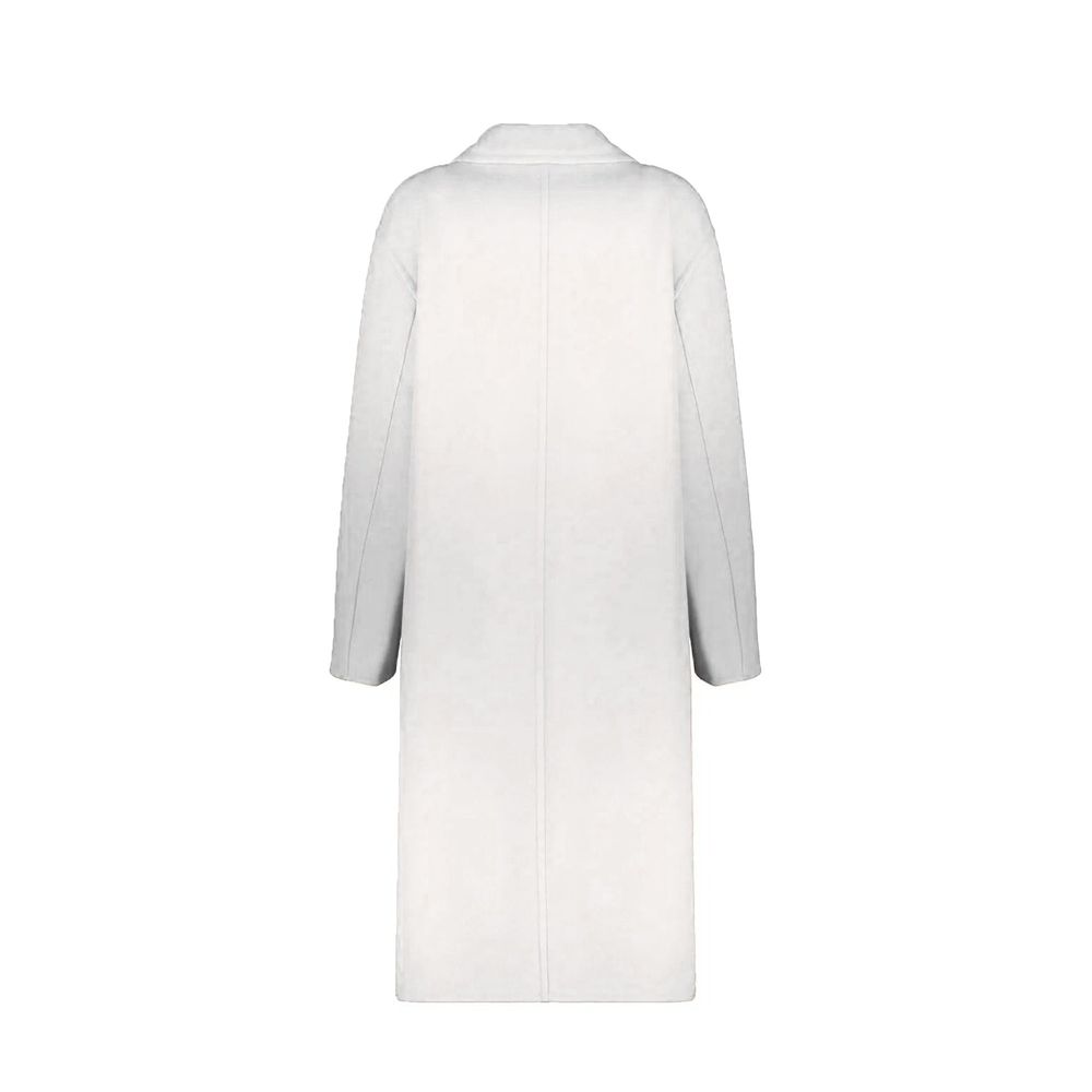 Herno White Wool Coat