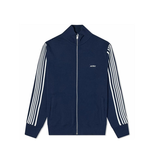 Autry Blue Nylon Cardigan