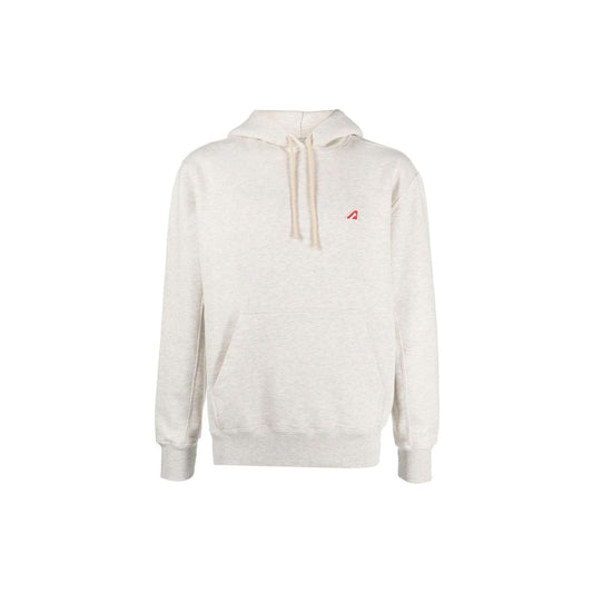 Autry Beige Cotton Hoodie