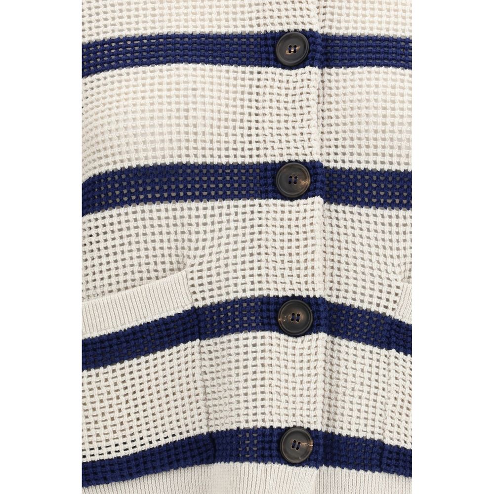 Brunello Cucinelli Multicolor Cotton Cardigan