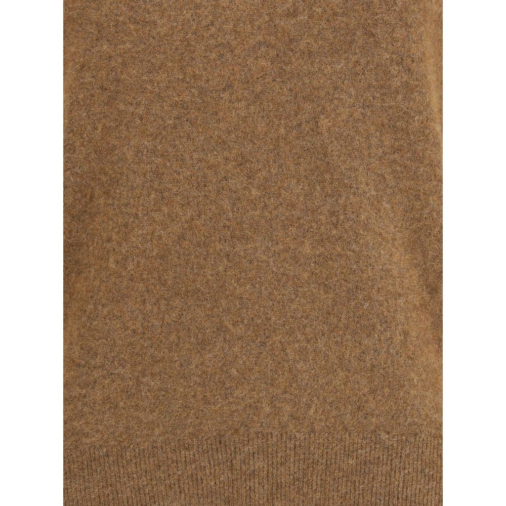 The Row Brown Cashmere Sweater