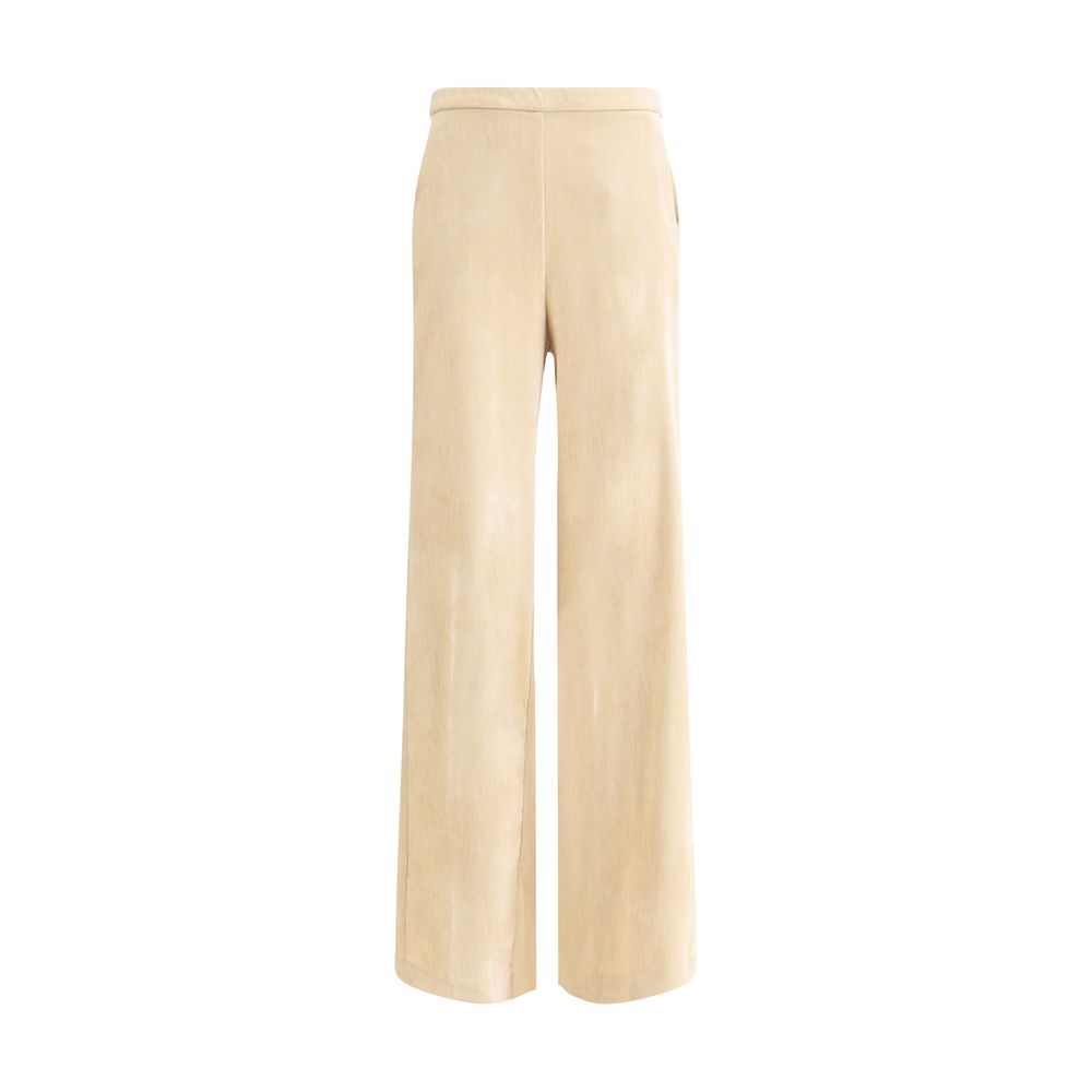 Forte_Forte Beige Cotton Casual Pants