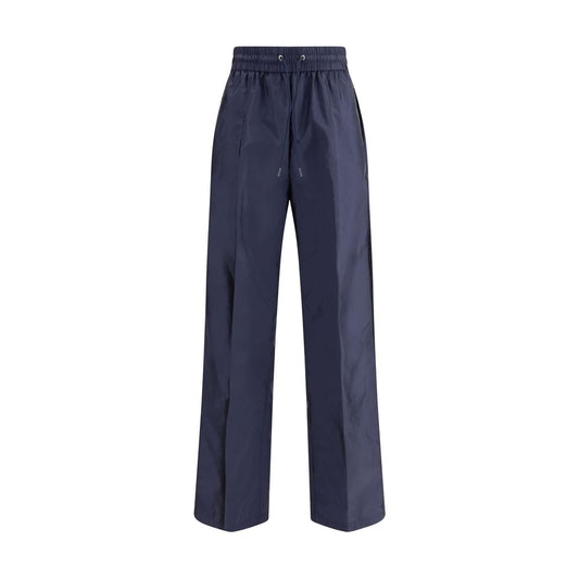 Prada Blue Recycled Polyamide Casual Pants