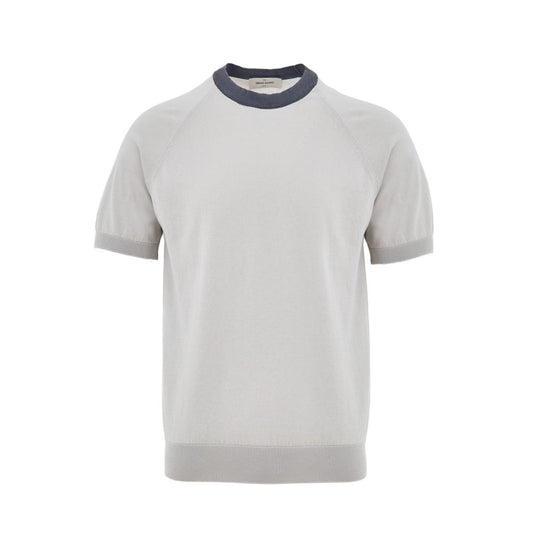 Gran Sasso Beige Cotton T-Shirt