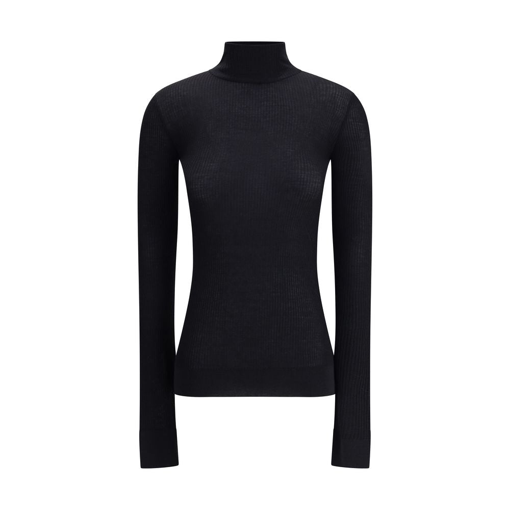Lemaire Black Wool Top