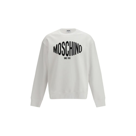 Moschino White Cotton Sweatshirt
