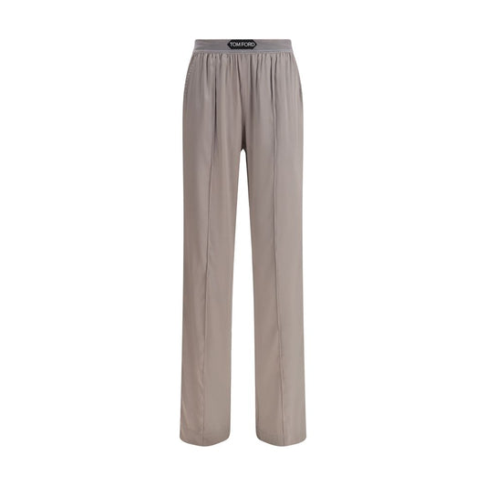 Tom Ford Silver Elastane Casual Pants