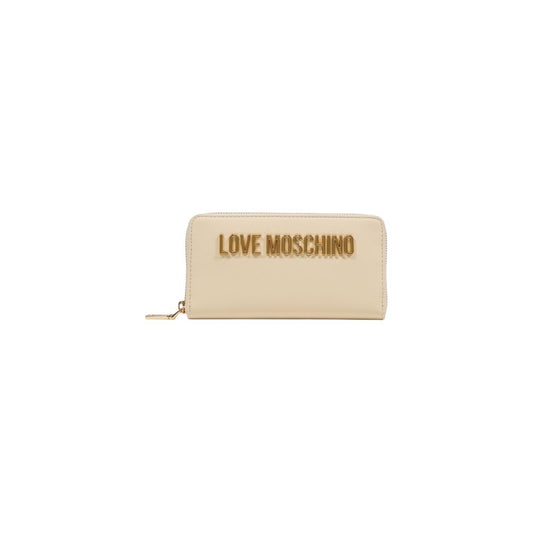 Love Moschino Beige Polyethylene Wallet