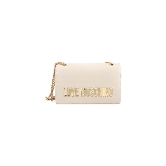 Love Moschino Beige Polyethylene Handbag