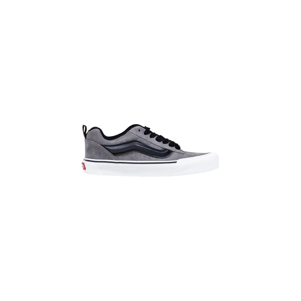 Vans Gray Leather Low Top Sneakers
