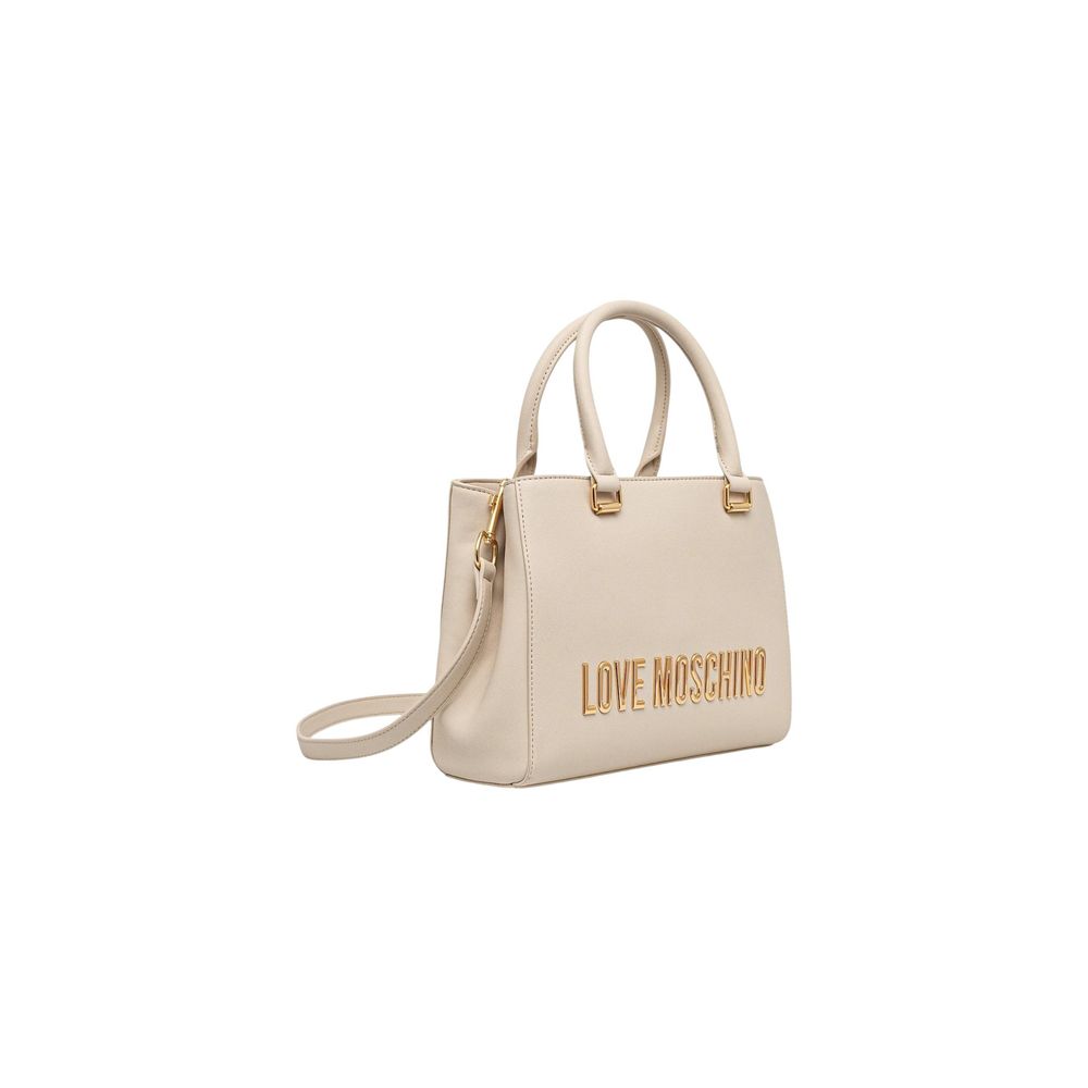 Love Moschino Beige Polyethylene Handbag