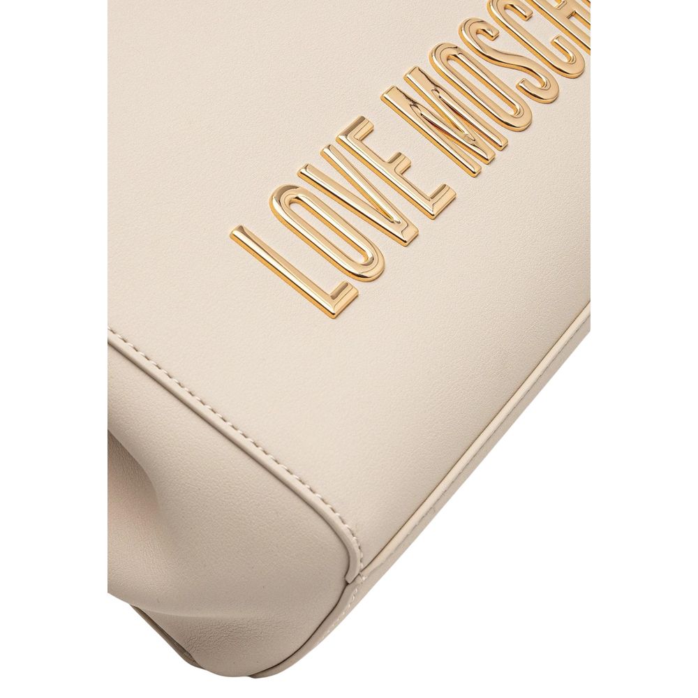 Love Moschino Beige Polyethylene Handbag