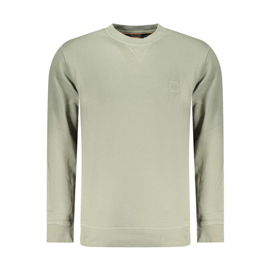Hugo Boss Verde Cotton Men Sweatshirt